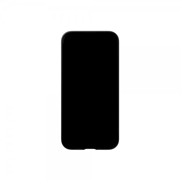 Nudient iPhone 15 Thin Case -kuori, Ink Black