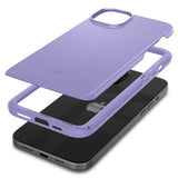 Spigen iPhone 15 Thin Fit -suojakuori, Iris Purple
