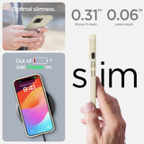Spigen iPhone 15 -kuori Thin Fit Mute Beige