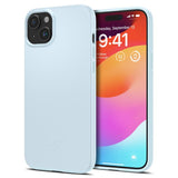 Spigen iPhone 15 Thin Fit -kuori, Mute Blue