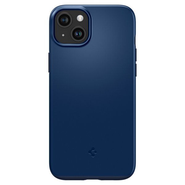 Spigen iPhone 15 Thin Fit -kuori, tummansininen