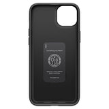 Spigen iPhone 15 Thin Fit -kuori, musta