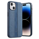 X-Level iPhone 15 Kuori Kangaskuvio Sininen