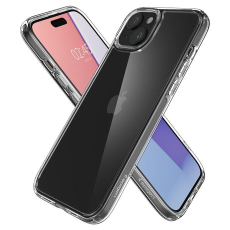 Spigen iPhone 15 -kuori Ultra Hybrid Crystal Clear