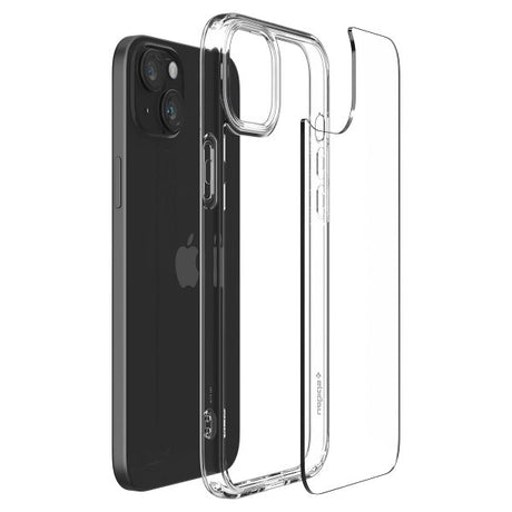 Spigen iPhone 15 -kuori Ultra Hybrid Crystal Clear