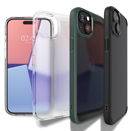 Spigen iPhone 15 -kuori Ultra Hybrid Crystal Clear