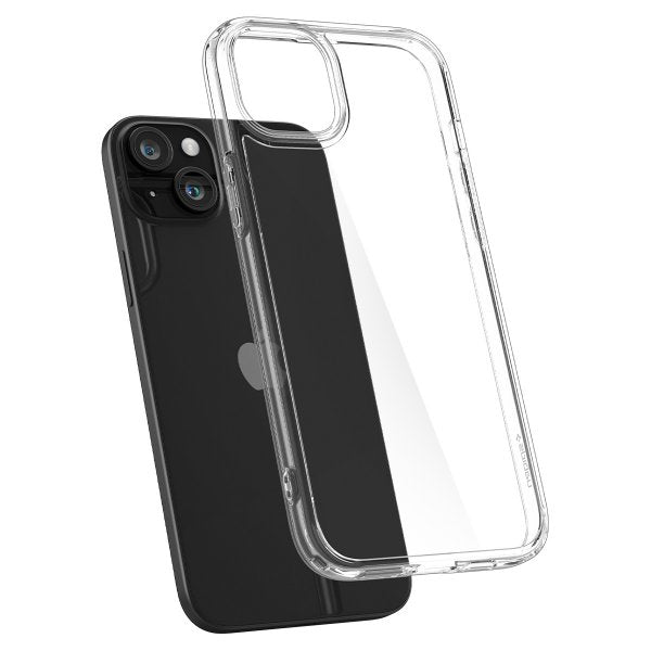 Spigen iPhone 15 -kuori Ultra Hybrid Crystal Clear