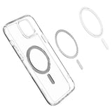 Spigen iPhone 15 -kuori, Ultra Hybrid MagFit, musta