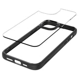 Spigen iPhone 15 -suojakuori Ultra Hybrid Matte, mattamusta