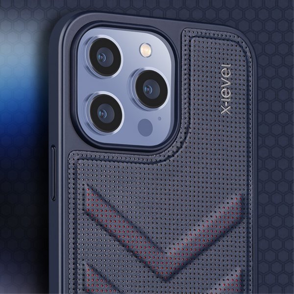 X-Level iPhone 15 -suojakuori V-muoto Vihreä