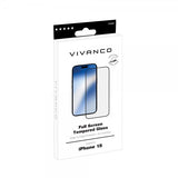Vivanco iPhone 15 Näytönsuoja koko näytölle