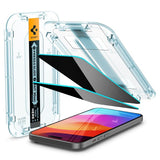 Spigen iPhone 15/iPhone 16 -näytönsuoja GLAS.tR EZ Fit Privacy 2-pakkaus