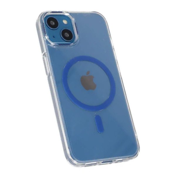 iPhone 15 Suojakuori TPU MagSafe Sininen