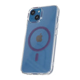 iPhone 15 -kuori, TPU, MagSafe, violetti