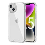 iPhone 15 Suojakuori Iskunkestävä Läpinäkyvä