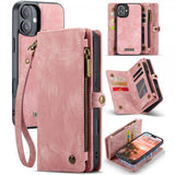 CaseMe iPhone 16 -kotelo 008-sarjan irrotettava suojakuori, pinkki