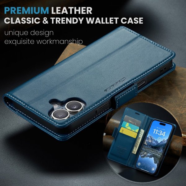CaseMe iPhone 16 -kotelo 023 Series Sininen