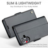 CaseMe iPhone 16 -suojakotelo 023 Series Musta