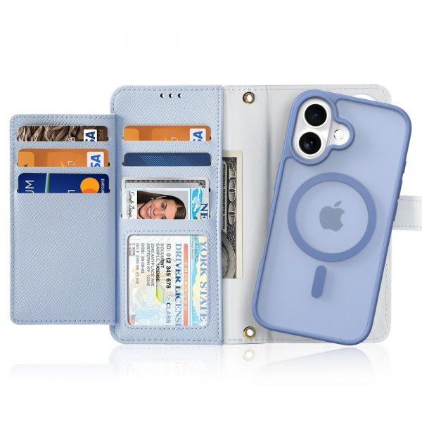Dux Ducis iPhone 16 -kotelo 2-in-1 Lawa Series MagSafe - sininen