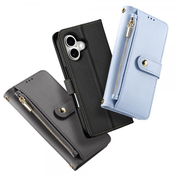 Dux Ducis iPhone 16 Kotelo 2-in-1 Lawa Series MagSafe Musta