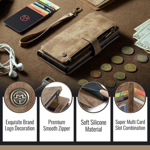 CaseMe iPhone 16 C30 Series Ruskea suojakotelo