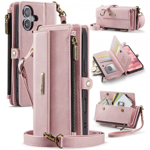 CaseMe iPhone 16 -kotelo C39-sarja Ruusukulta