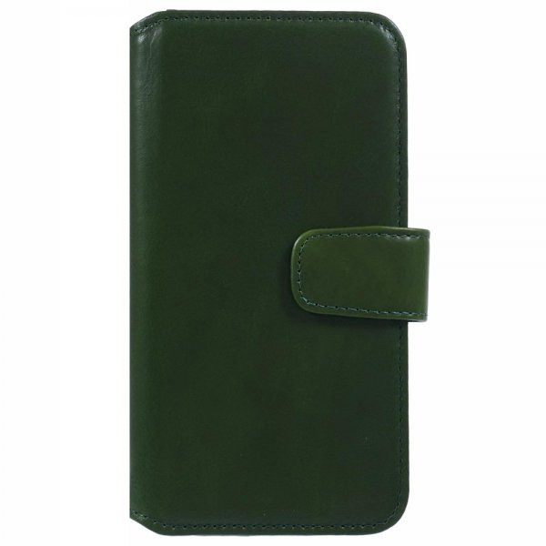 Nordic Covers iPhone 16 Essential Leather -suojakotelo, Juniper Green