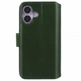 Nordic Covers iPhone 16 Essential Leather -suojakotelo, Juniper Green