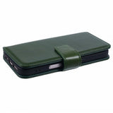 Nordic Covers iPhone 16 Essential Leather -suojakotelo, Juniper Green