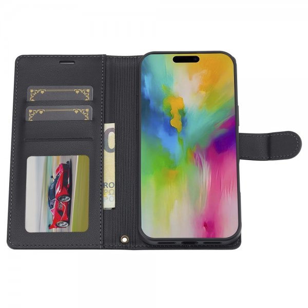 Lc.Imeeke iPhone 16 -kotelo irrotettavalla kuorella L2 Series MagSafe musta
