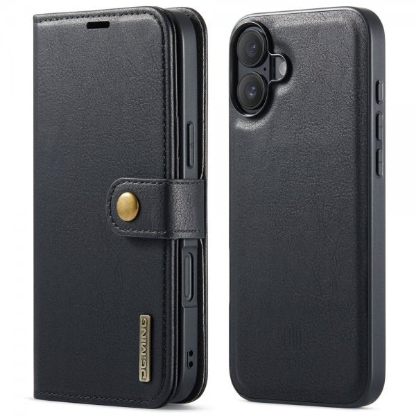 Dg.Ming iPhone 16 -suojakotelo irrotettavalla kuorella, musta