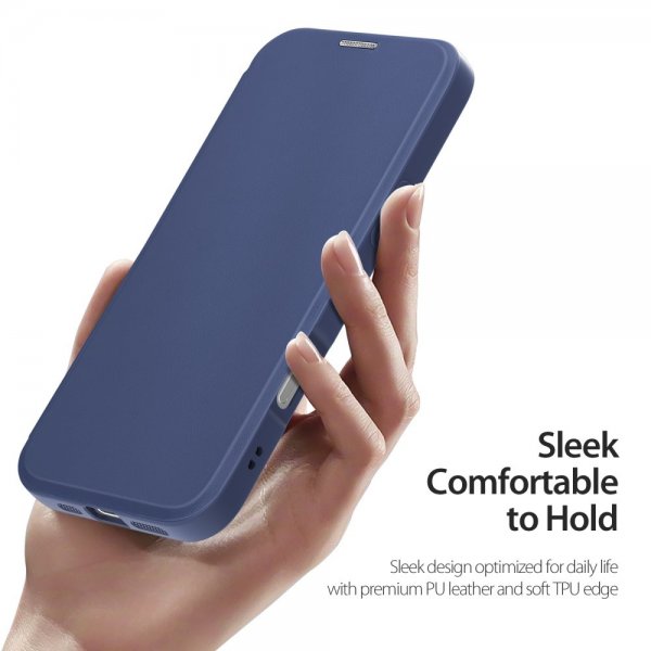 Dux Ducis iPhone 16 Suojakotelo Skin X Pro Series Kickstand MagSafe Sininen