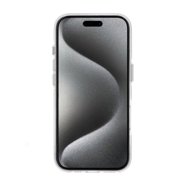 Rvelon iPhone 16 -kuori, aaltopahvimainen MagSafe, läpinäkyvä