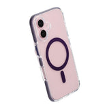 iPhone 16 -kuori, iskunvaimentava, MagSafe, violetti