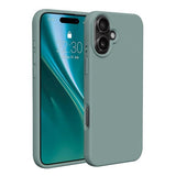 iPhone 16 Kuoret Silikoni Tummanvihreä