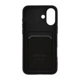 iPhone 16 Kuoret Korttiteline Musta