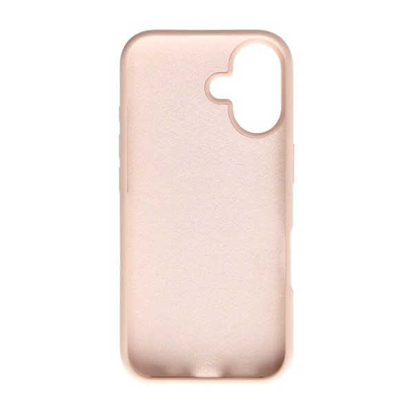iPhone 16 Silikonikuori Vaaleanpunainen