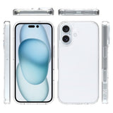 Rvelon iPhone 16 -suojakuori Iskunkestävä Läpinäkyvä