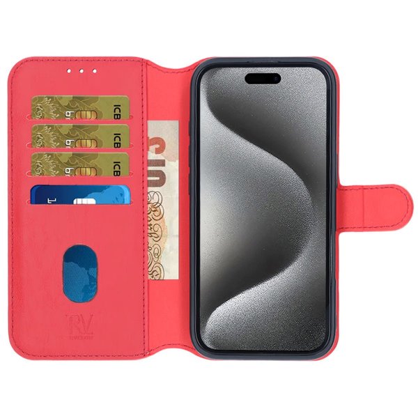 Rvelon iPhone 16 -suojakuori magneettisella irrotettavalla kuorella, punainen