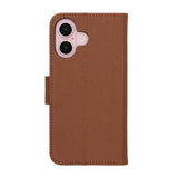 iPhone 16 -suojakotelo jalustalla, ruskea
