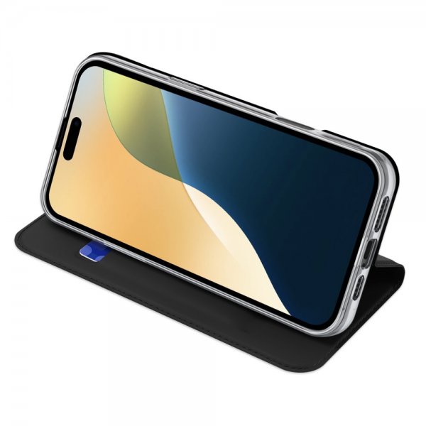 Dux Ducis iPhone 16 Plus -kotelo Skin Pro -sarja, musta