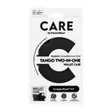 CARE by PanzerGlass iPhone 16 Plus -kotelo Tango Two-in-One Wallet MagSafe Musta