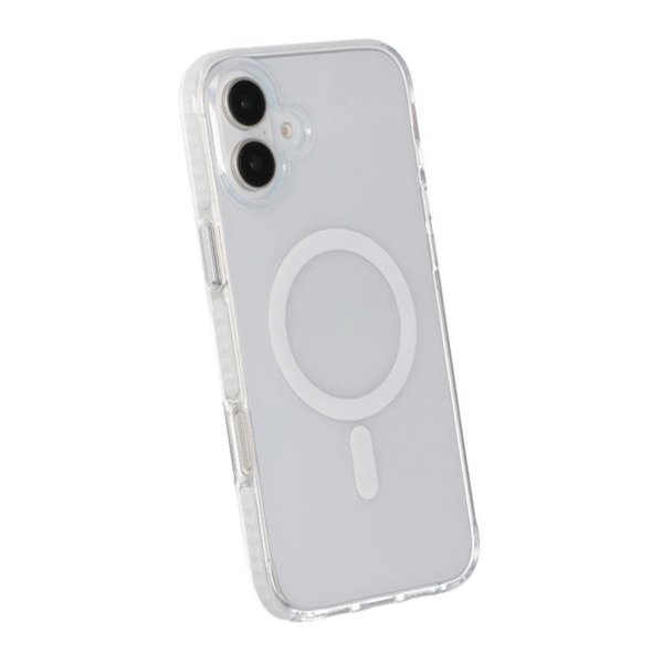 iPhone 16 Plus Kuori Iskunvaimennuksella MagSafe Valkoinen