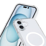 Rvelon iPhone 16 Plus -kuori TPU MagSafe Läpinäkyvä