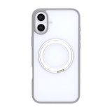 iPhone 16 Plus Kuori, pyörivä MagSafe-jalusta, harmaa