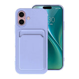 iPhone 16 Plus Kuoret Korttipidike Purppura