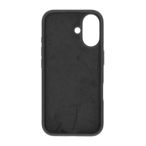 Rvelon iPhone 16 Plus Silikonisuojakuori Musta