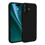 iPhone 16 Plus Silikonisuojakuori Musta