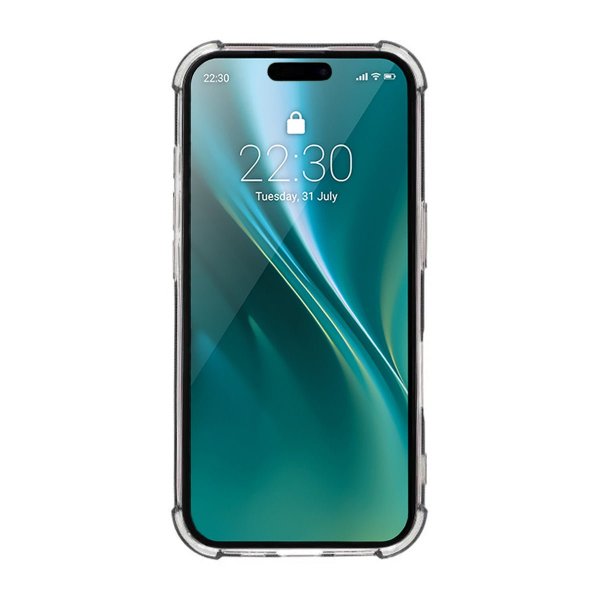 iPhone 16 Plus Kuori Korttipidike Iskunkestävä Musta
