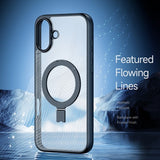 Dux Ducis iPhone 16 Plus -kuori, Aimo Series MagSafe Kickstand, musta